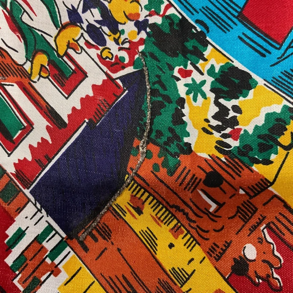 Tijuana Mexico Souvenir Red‎ Floral Sombrero Travel Print Square Scarf One Size